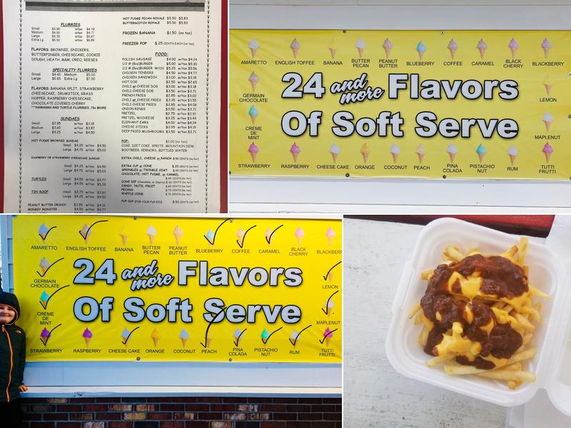 Frosty Cone Menu