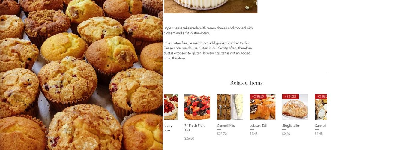 Abbate Bakery Menu