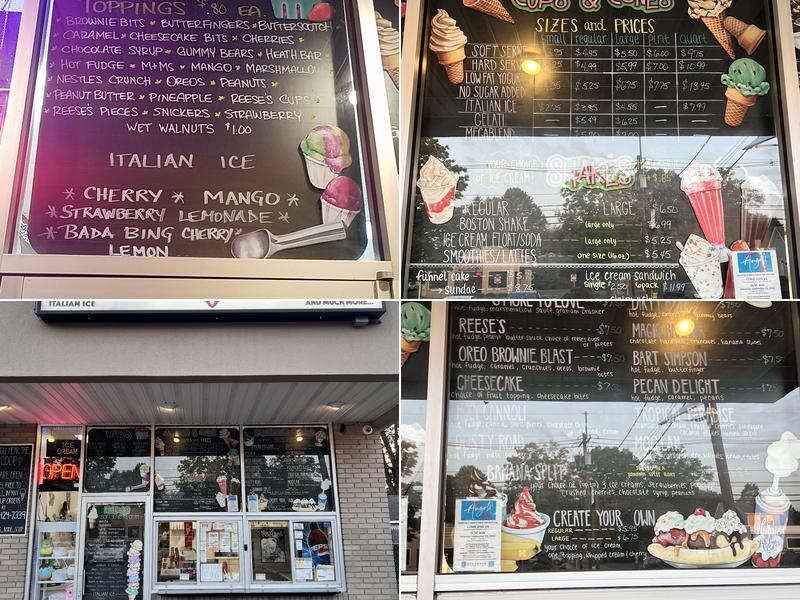 Petrucci's Inside Scoop Menu