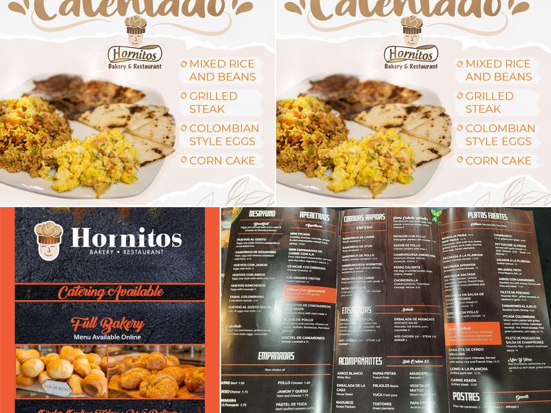 Hornitos Bakery Menu