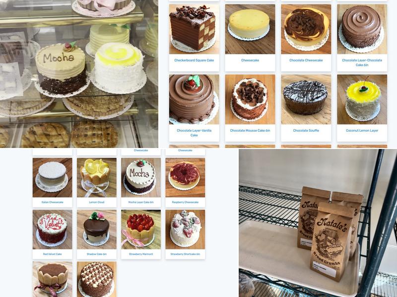 Natale's Summit Bakery Menu