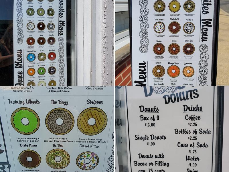 Uncle Dood’s Donuts Menu