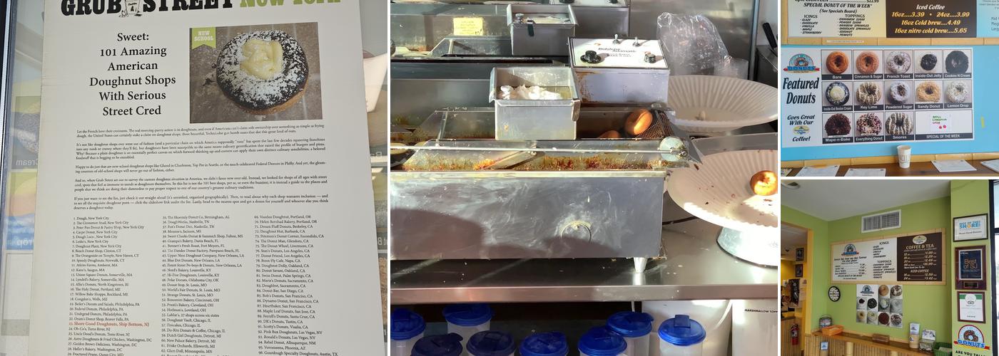 Shore Good Donuts Menu