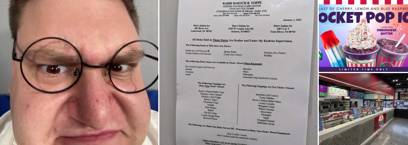 Rita's Italian Ice & Frozen Custard Menu