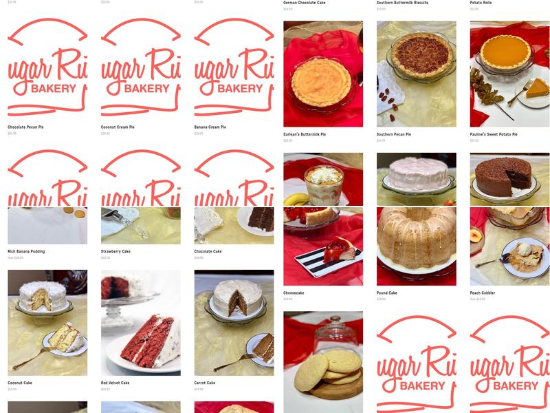 Sugar Ruth Bakery Menu