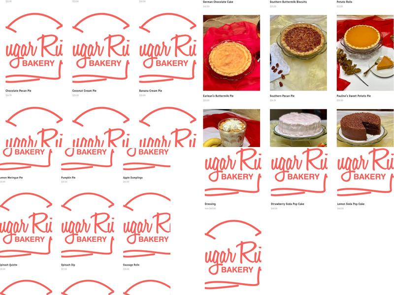 Sugar Ruth Bakery Menu
