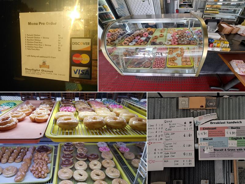 Daylight Donuts Menu