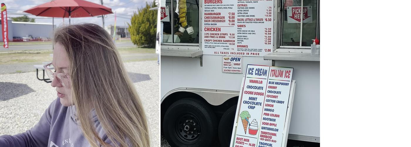 Chuck's Ice Cream Menu