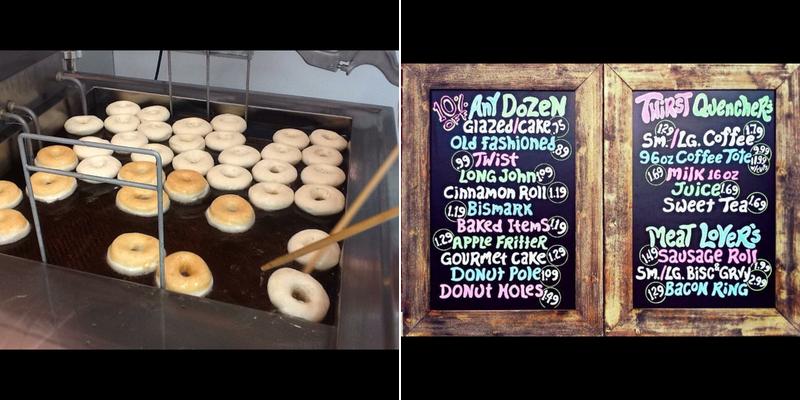 Daylight Donuts Farmhouse Menu