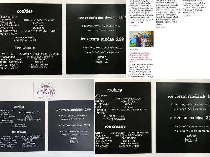 Sweets 2D Menu