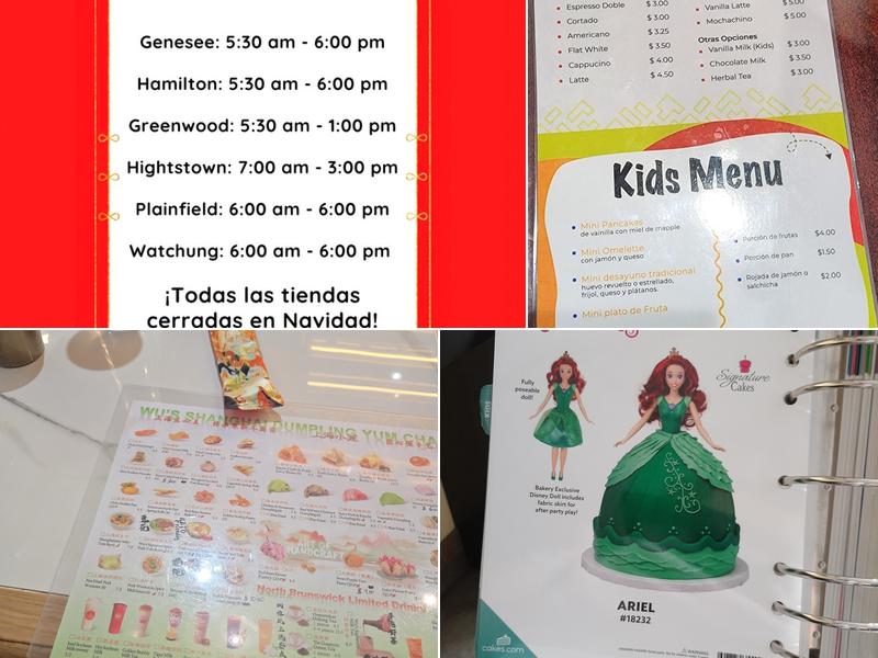 Guatepan Bakery Menu