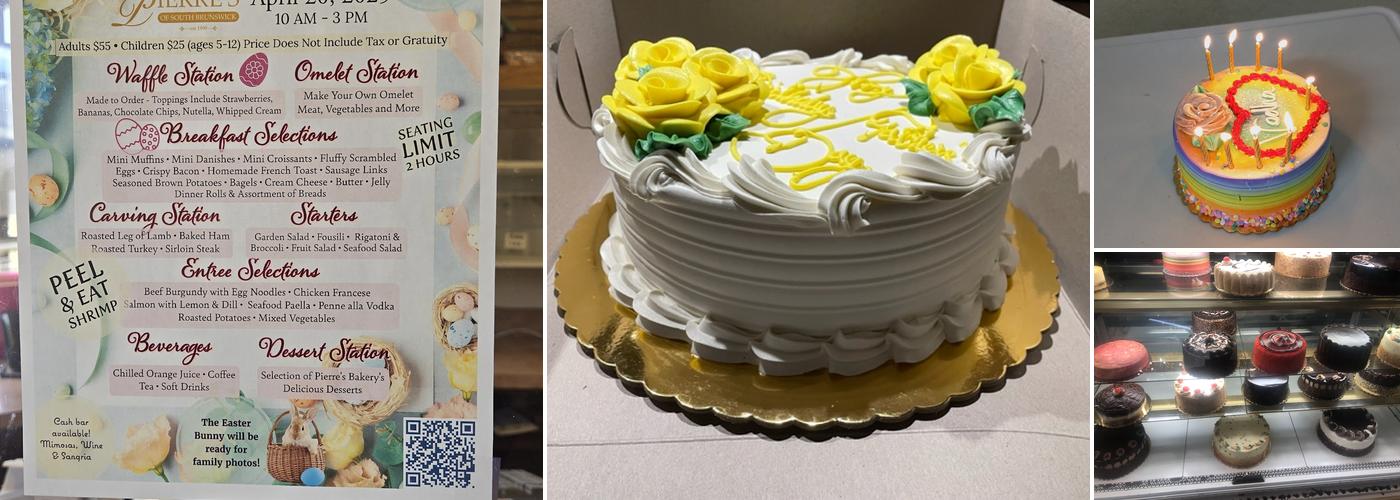 Pierre's Bakery Menu