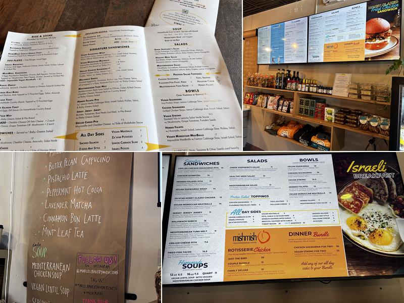 Marcel Bakery and Kitchen Menu