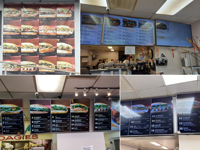 Ba Le Bakery Menu