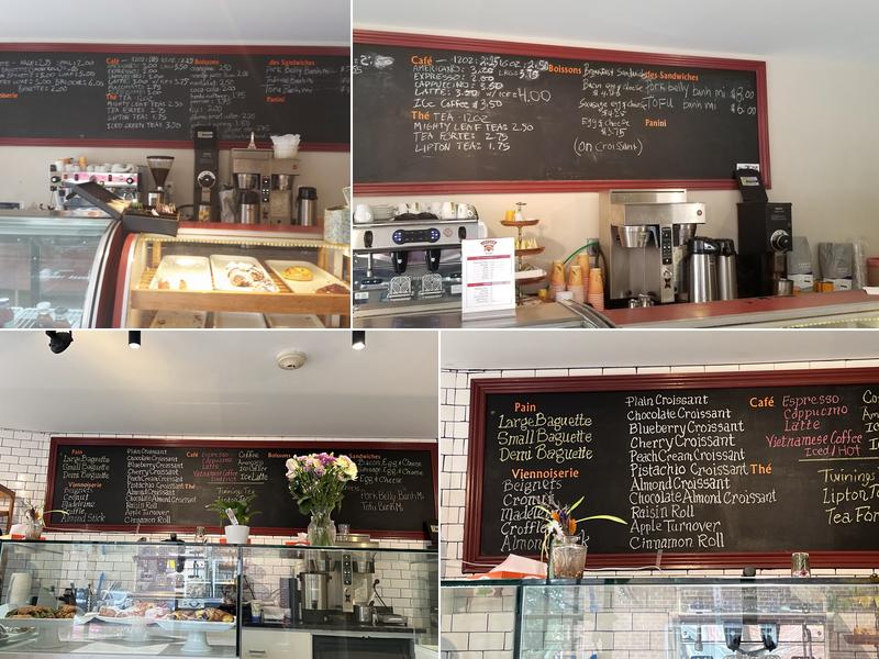 Artisan Boulanger Patissier Menu