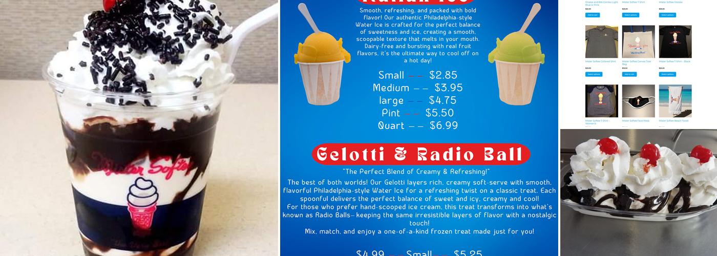 Mister Softee Ice Cream Store Menu