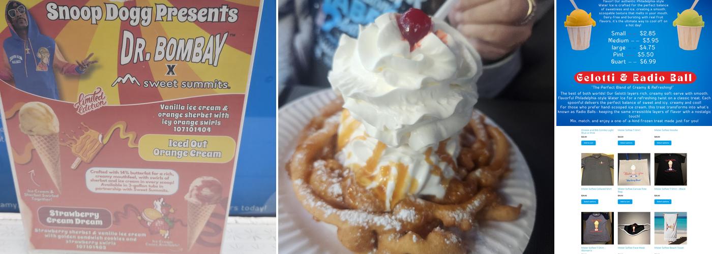 Mister Softee Ice Cream Store Menu