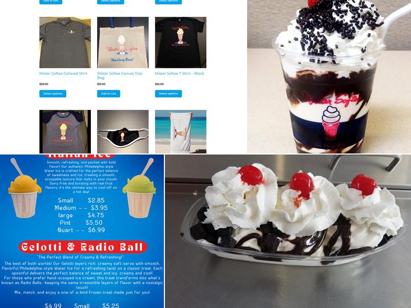 Mister Softee Ice Cream Store Menu