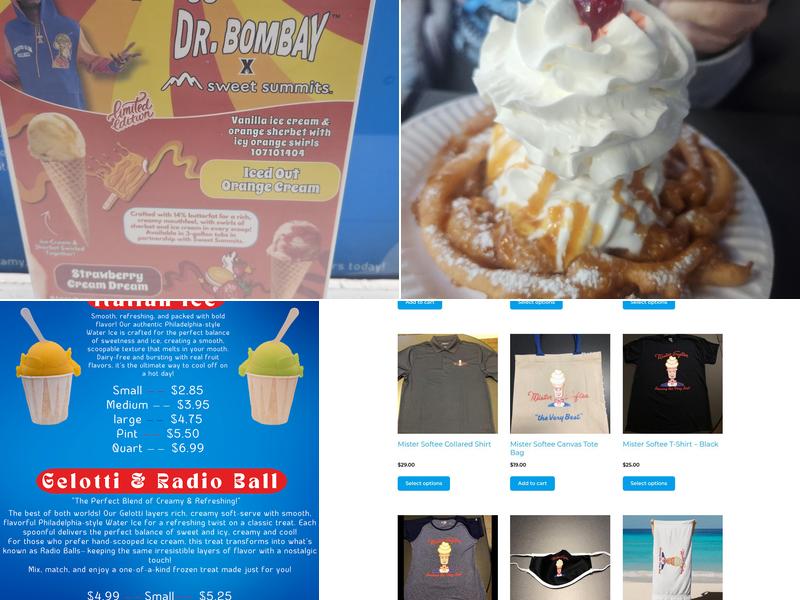 Mister Softee Ice Cream Store Menu