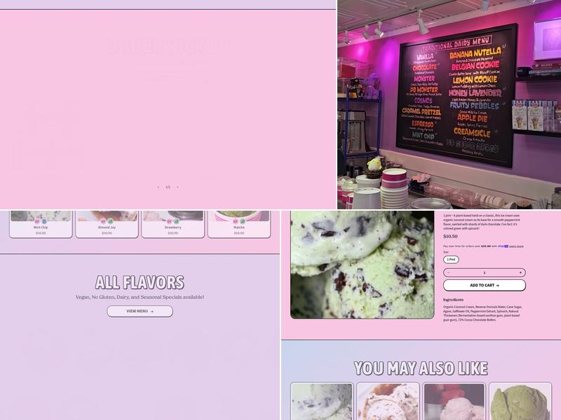 Cookman Creamery Menu