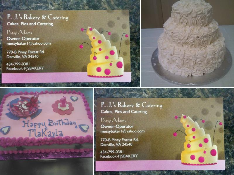 PJ's Bakery 770 B Piney Forest Rd, Danville