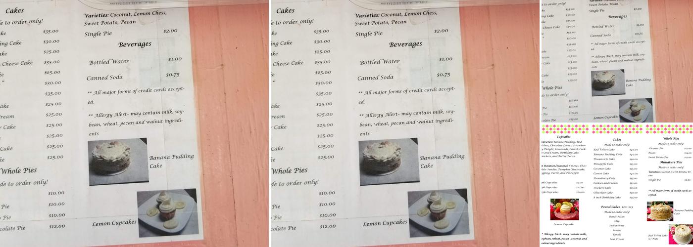 O'Taste And See Menu