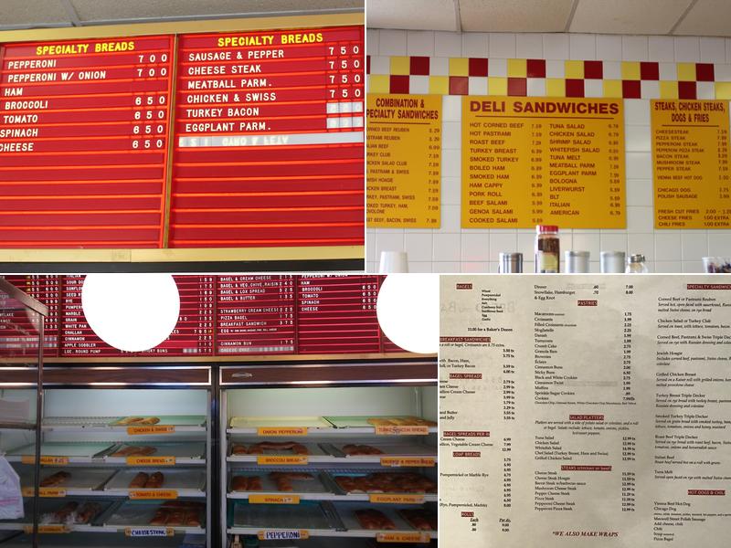Bread & Bagels Menu