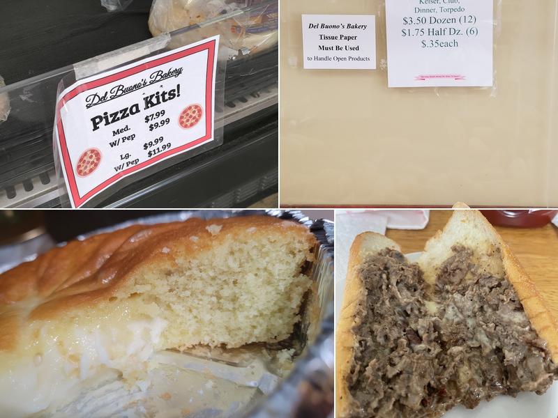 Del Buono's Bakery and Carmen’s Deli Menu