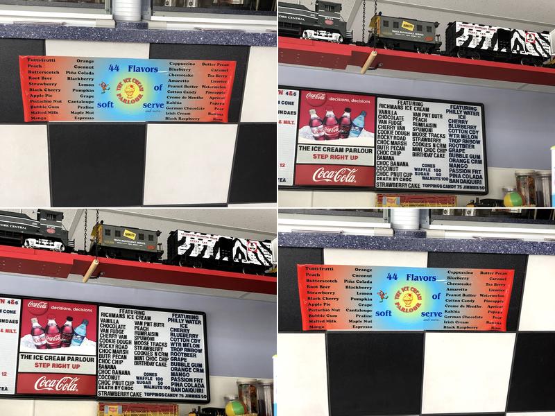 Ice Cream Parlour Menu