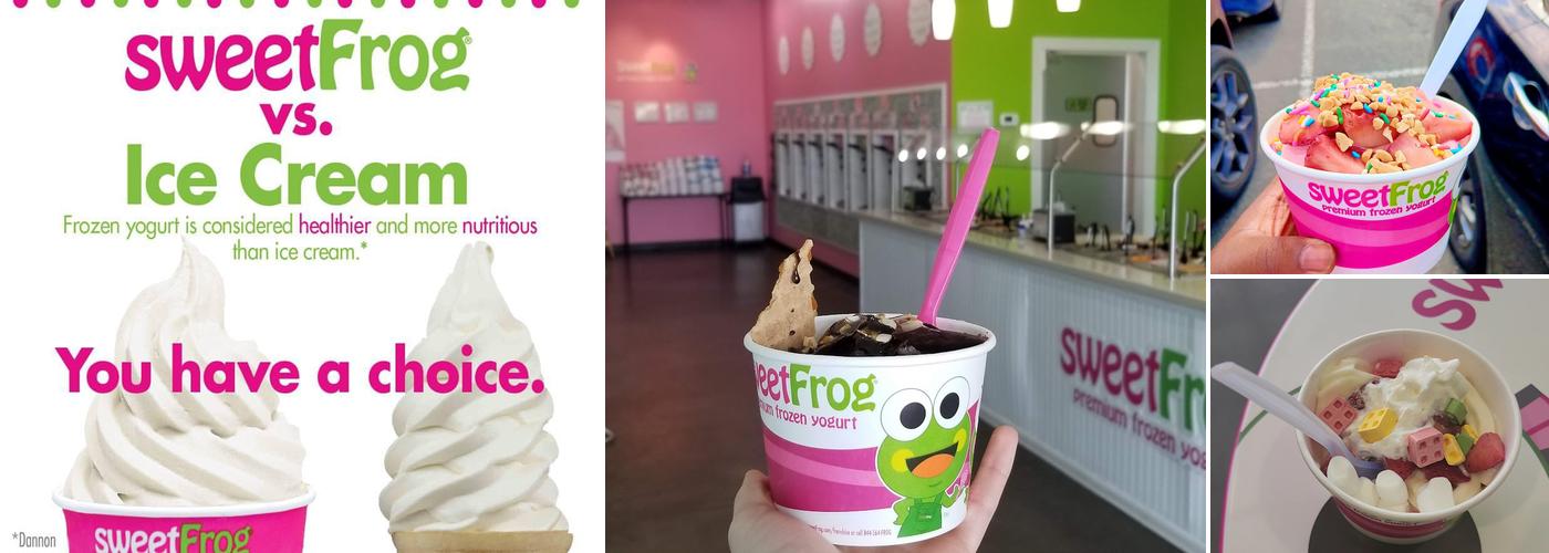 sweetFrog Premium Frozen Yogurt Menu