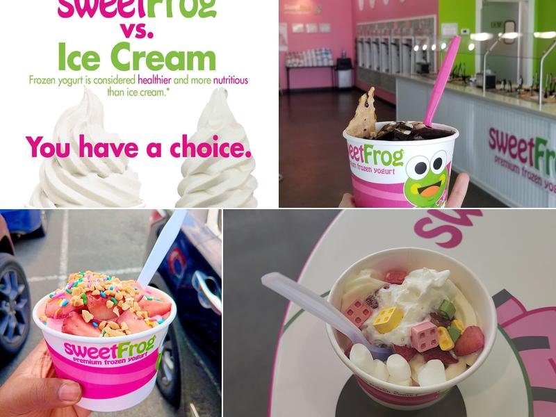 sweetFrog Premium Frozen Yogurt Menu