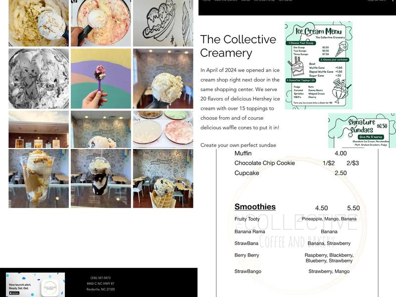 The Collective Coffee and Bakery Menu