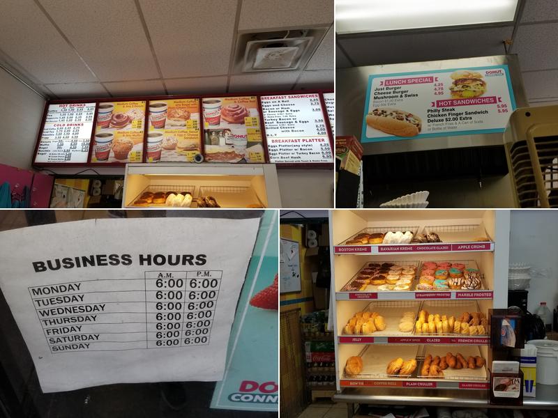 Donut Connection Menu