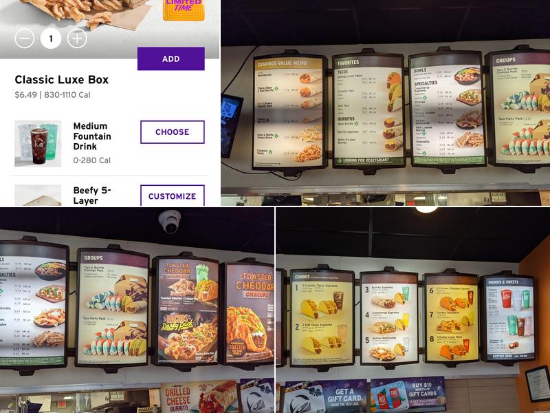 Taco Bell Menu