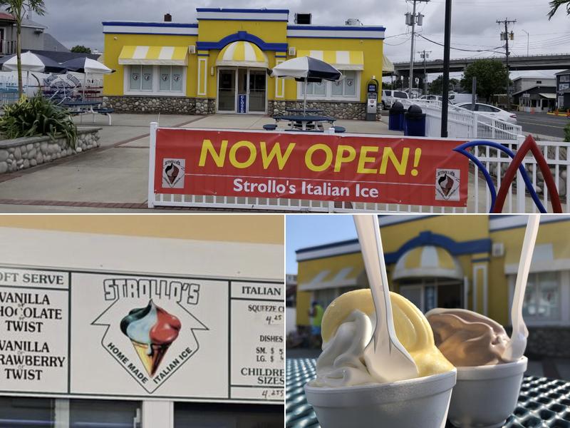 Strollos Italian Ice Menu