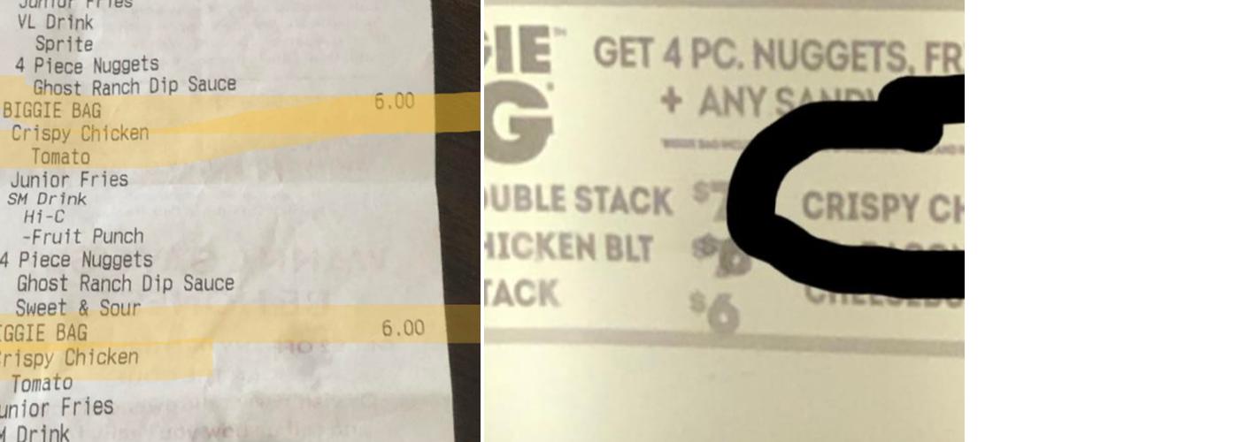 Wendy's Menu