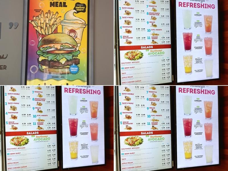Wendy's Menu