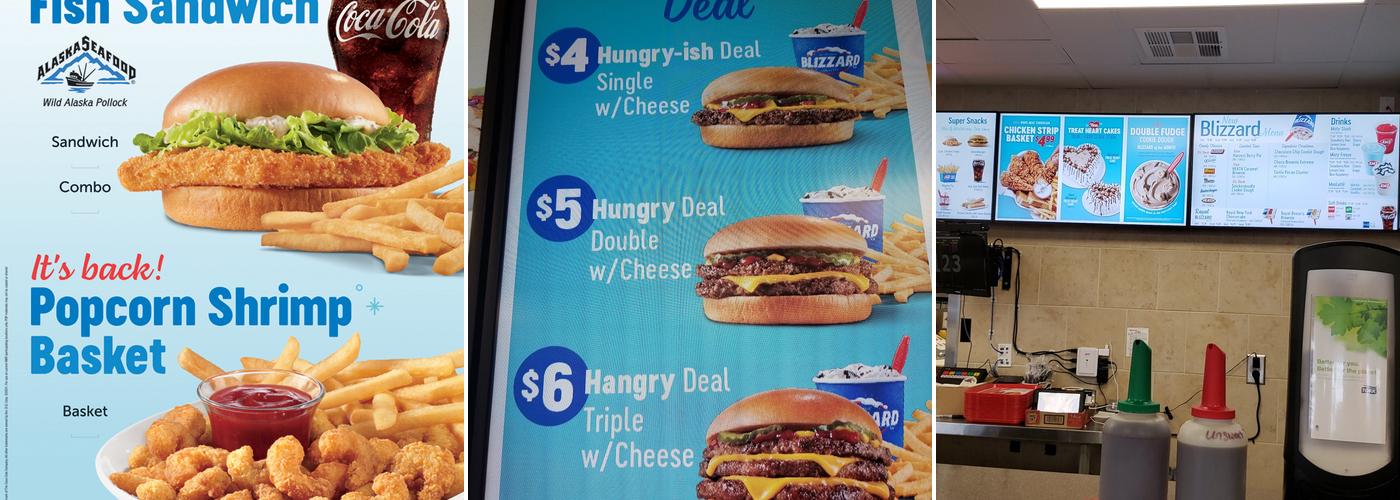 Dairy Queen Menu