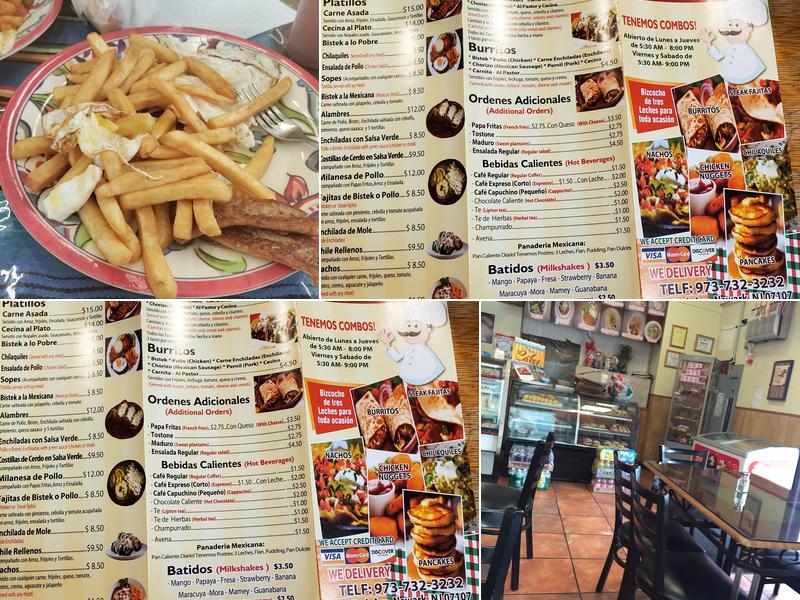 Génesis 15 Bakery and restaurant Menu