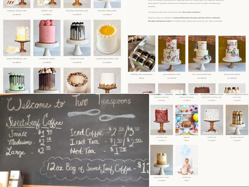 Two Teaspoons Menu