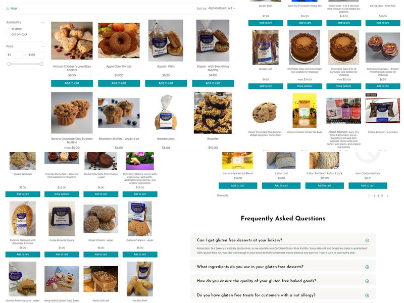 Starseed Bakery Menu