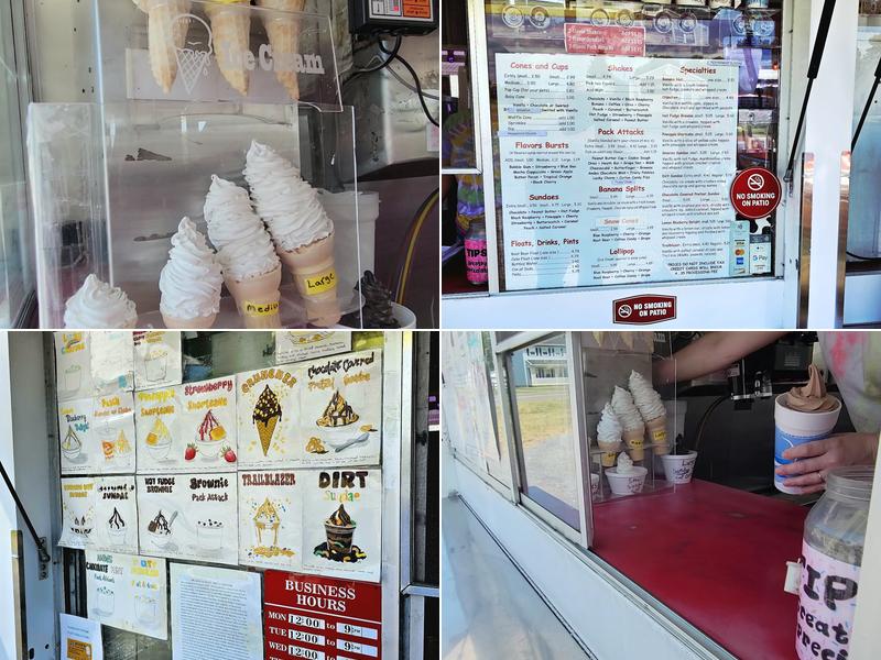 Pack's Frozen Custard Menu