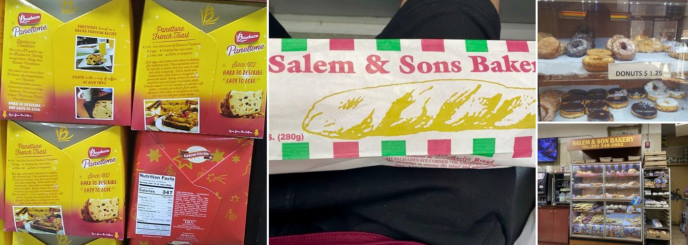 Salem & Sons Bakery Menu