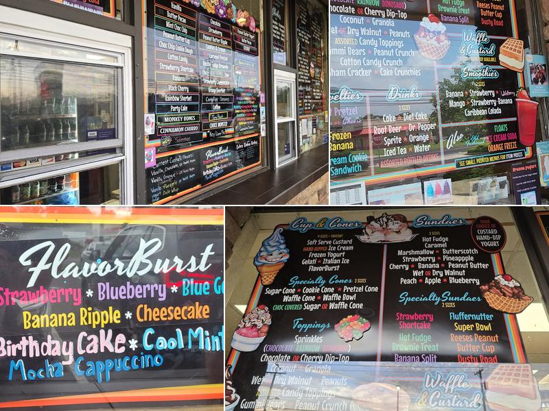 Del's Custard & Yogurt Menu