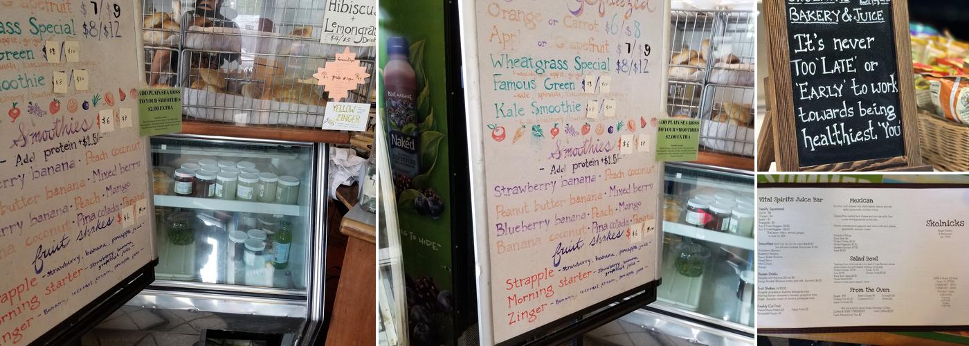 Skolniks Bagel Bakery Menu