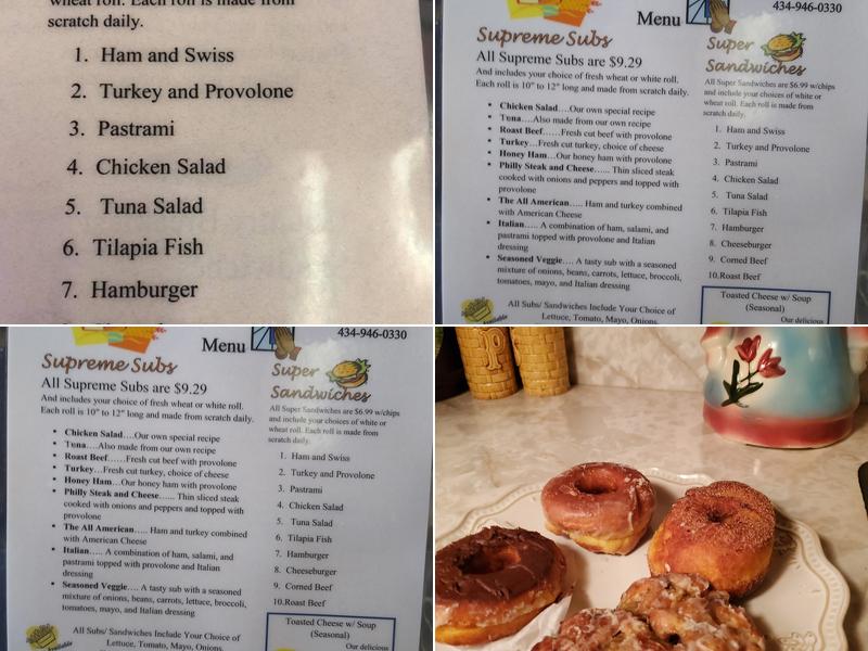 What A Blessing Bakery Menu