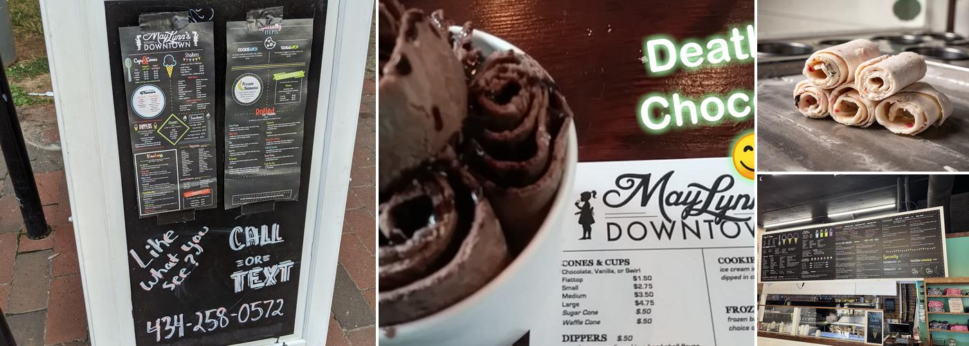 MayLynn’s Creamery Downtown Menu