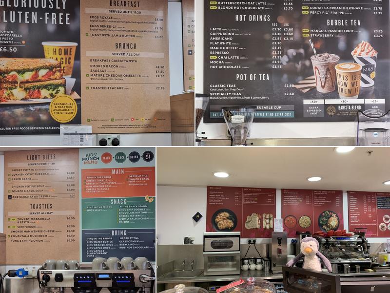 M&S Café Menu