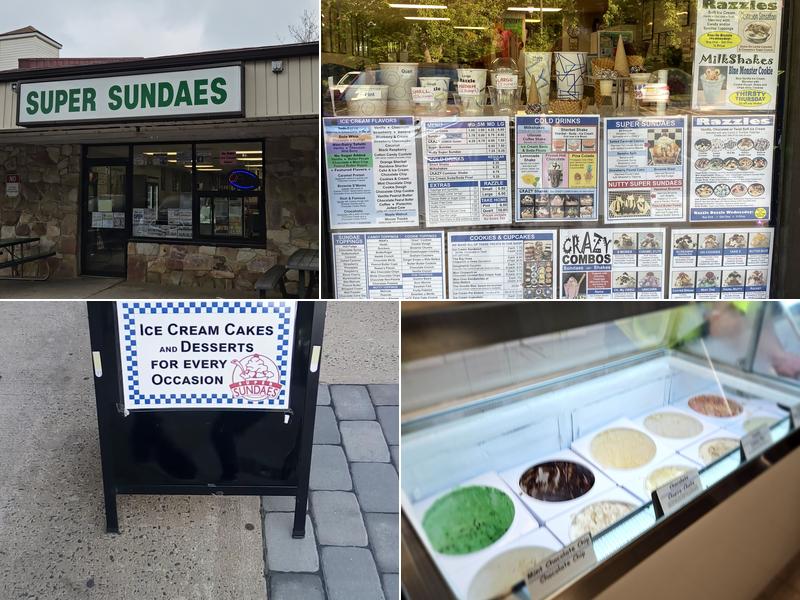 Super Sundaes Menu