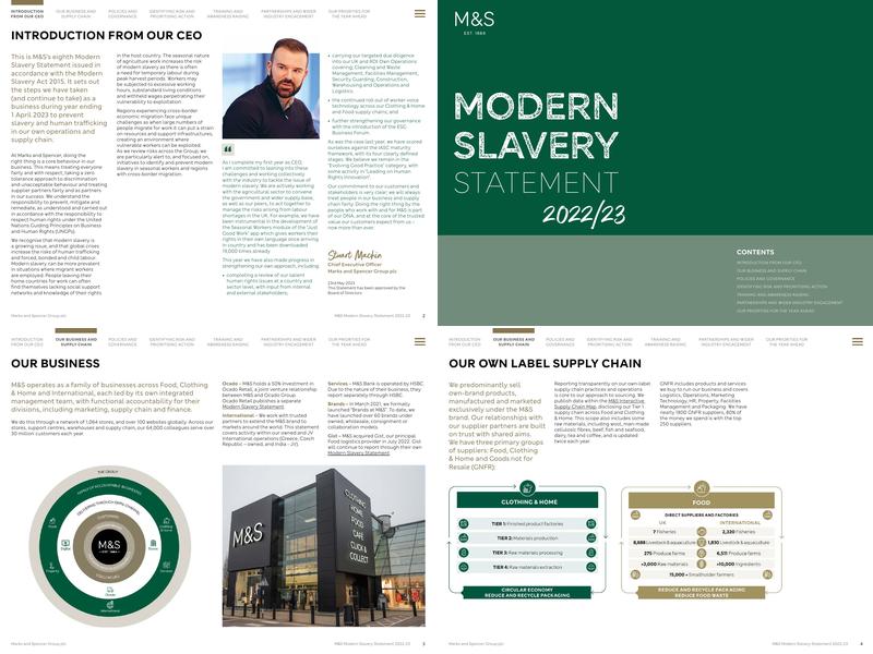 M&S Café revive Menu